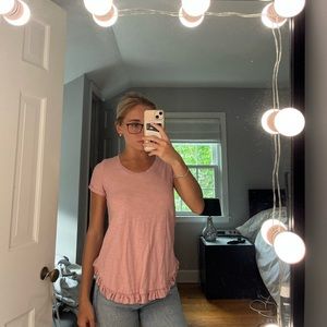 Pink shein blouse t shirt